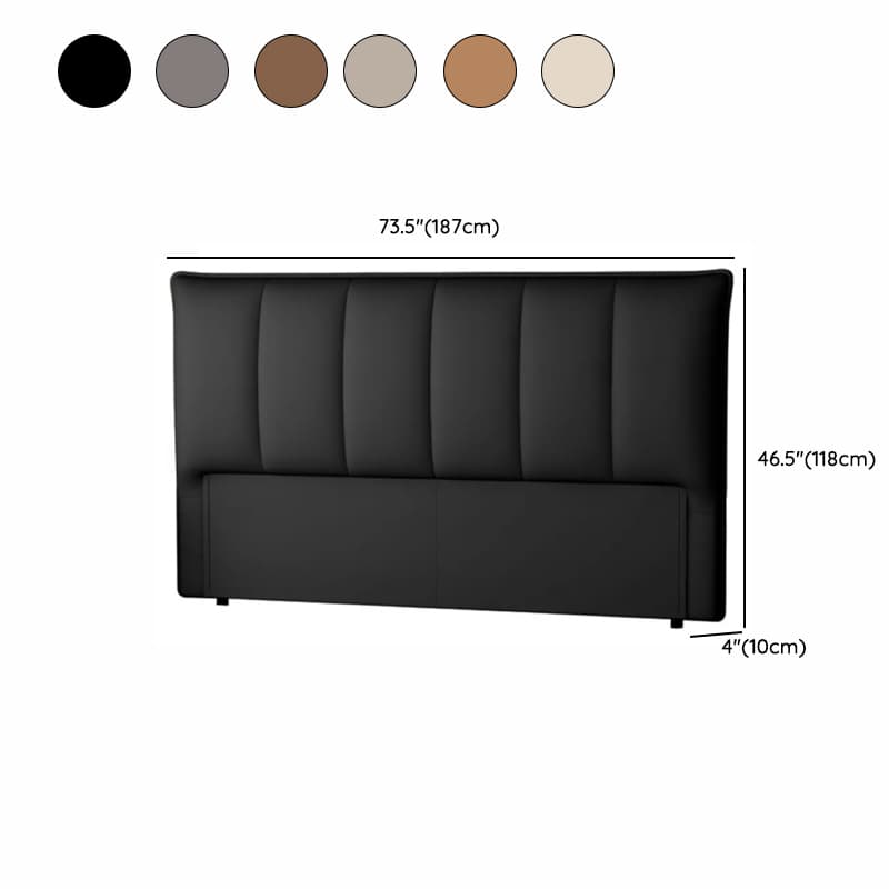 Standard（36-55“） Full(54"W x 75"L) Rectangle Free-standing Standard Upholstered Headboard Panel With Legs with Sponge Cushion in a Simple Style thumbnail 13