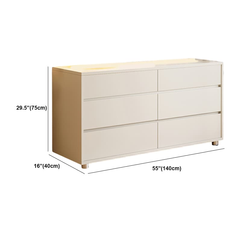 Modern White Wood Dressers with Soft-Close Drawers , Shelves Not Included - image 27