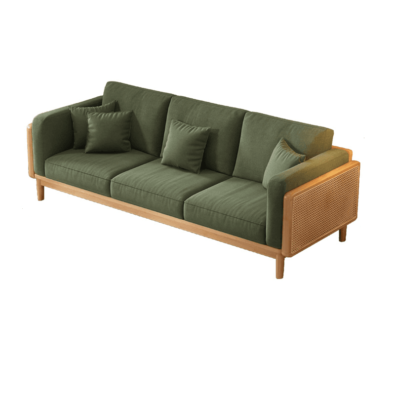 Victorian Style Jade Green Sofa Couch/Single Sofa for Sitting Room with 1 to 5 Pillows thumbnail 24