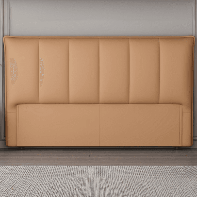 Standard（36-55“） Full(54"W x 75"L) Rectangle Free-standing Standard Upholstered Headboard Panel With Legs with Sponge Cushion in a Simple Style thumbnail 7
