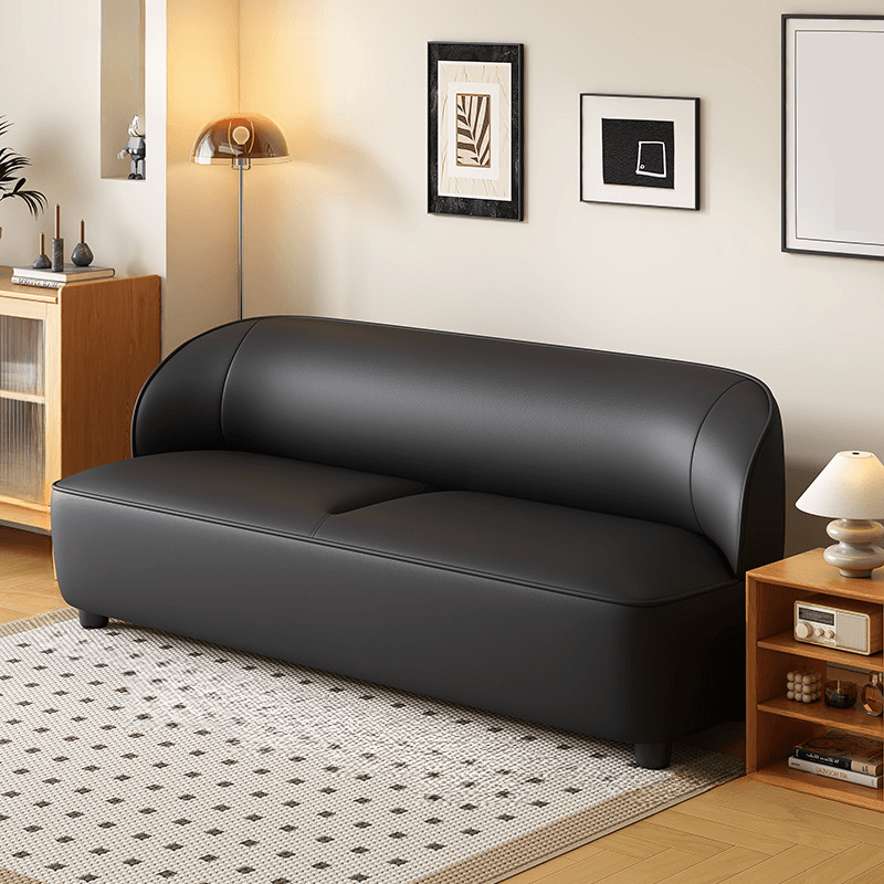 Modish Solid Color Scratch-durable Standard Sofa in Rose/Light Green/Tangerine Color for 2/4 Person/for 3 thumbnail 2