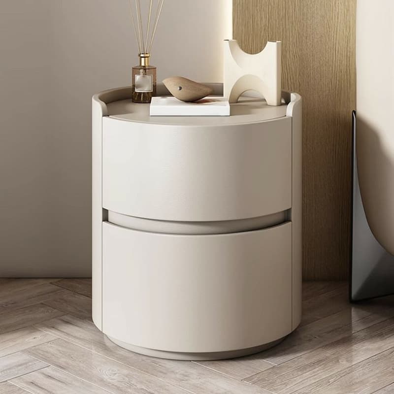 Small Under 21'' Manufactured Wood No-Light Modern Drawer Storage Nightstand in Natural Finish thumbnail 13