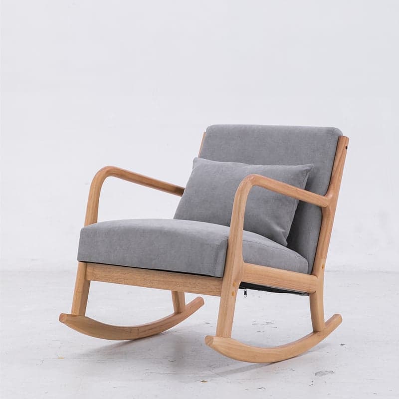 Casual Chalk/Cocoa/Azure Wood Rocking Chair Couch thumbnail 8