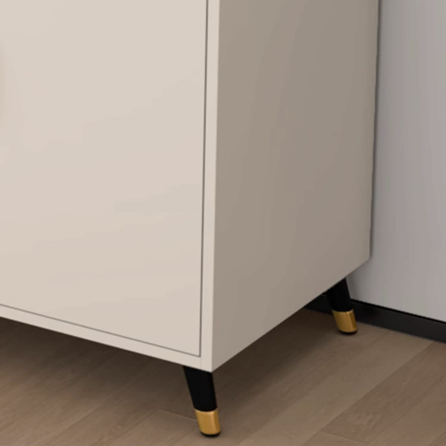 Contemporary Wood Sideboard Credenza with Stone Countertop and Drawers Included thumbnail 8