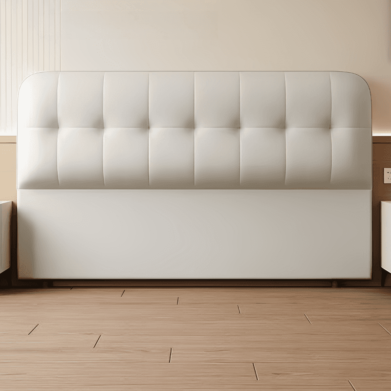 Modern Simple Style Panel Headboard with No Distressing, Piled Tufted Rectangle Design for California King/King/Queen Bed, Featuring Sponge Upholstery and Standard Height thumbnail 6