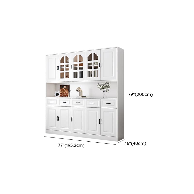 Wood Contemporary Storage Cabinet Buffet Sideboard with Drawers for Home Use thumbnail 24