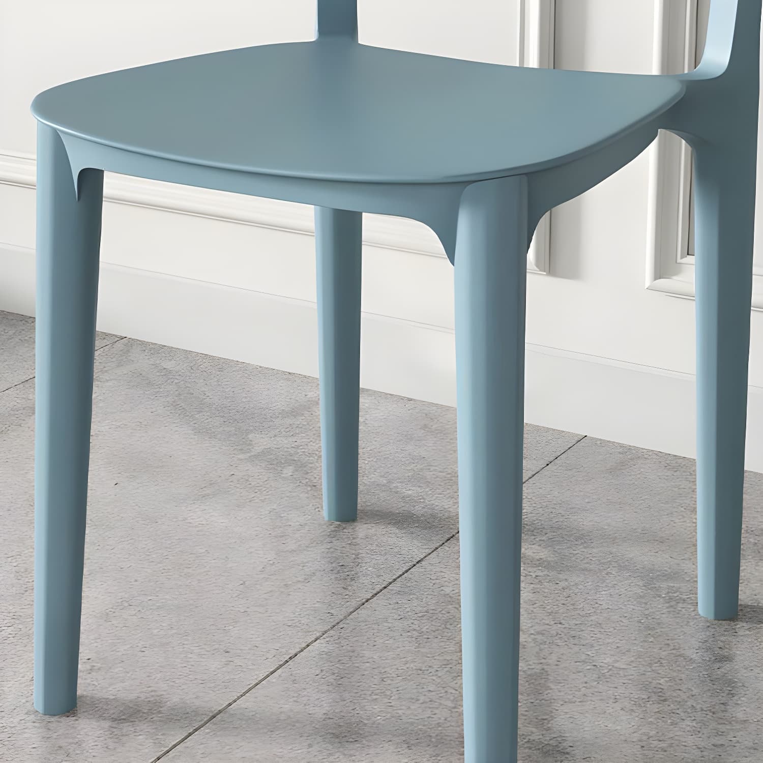 Scandinavian Style Stackable Kitchen&Dining Chair, Plastic and Non-Upholstered thumbnail 15