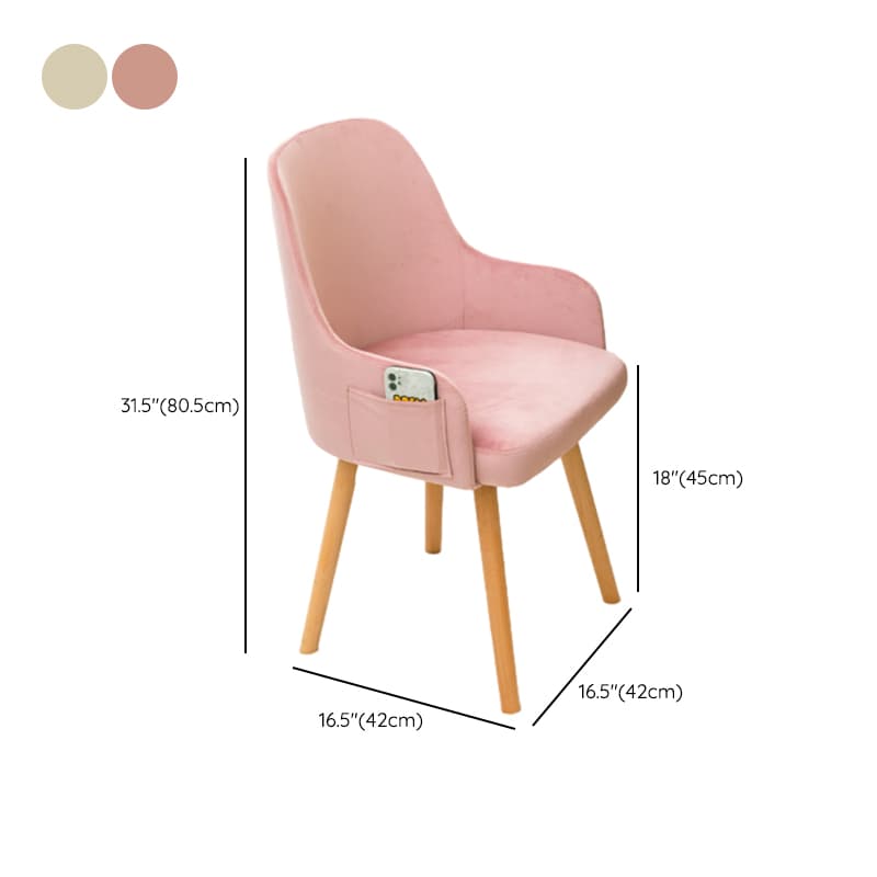 Rotatable/Non-Rotatable Steady Outlined Upholstered Arm Chair for Dinette with Solid Back and Foot Pads in a Modish Style thumbnail 23