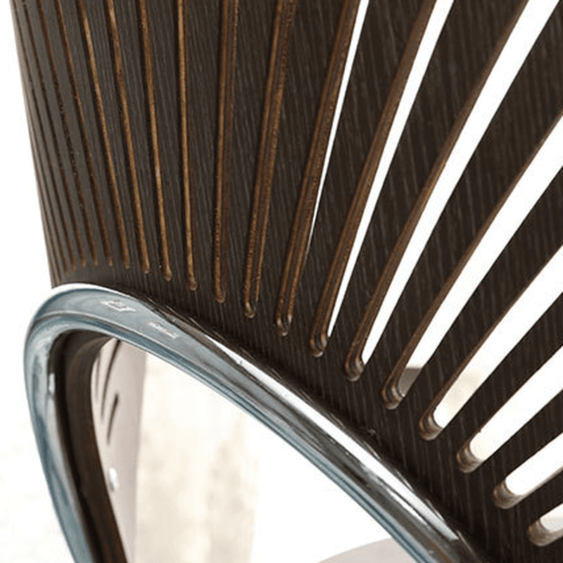 Dining Room Sturdy Side Chair with Outlined Frame and Foot Pads thumbnail 32