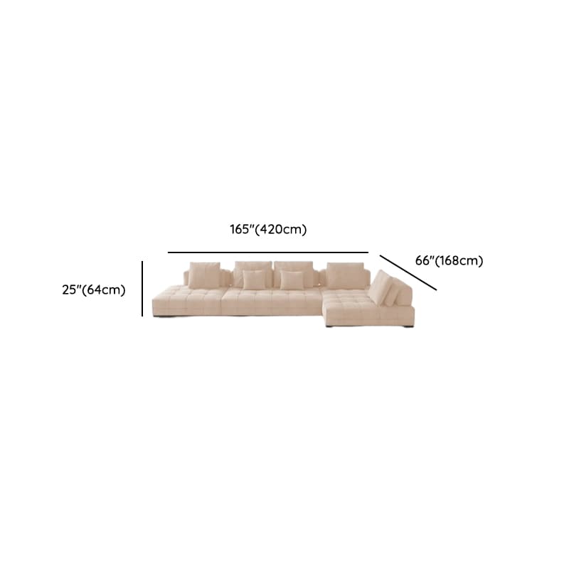 L-Shape Corner Sectional for 5 Person with Button-tufted Detail thumbnail 7