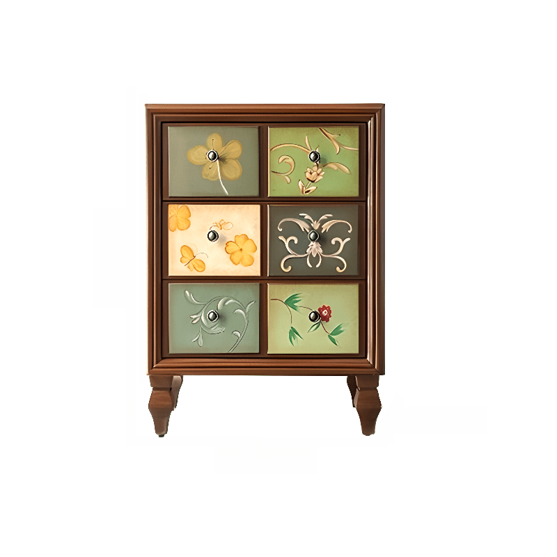 Modern Simple Style 3 Tiers/5 Tiers/4 Tiers Bachelor Chest/Console Dresser/Semainier in Solid+Manufactured Wood, Dyed Finish thumbnail 4
