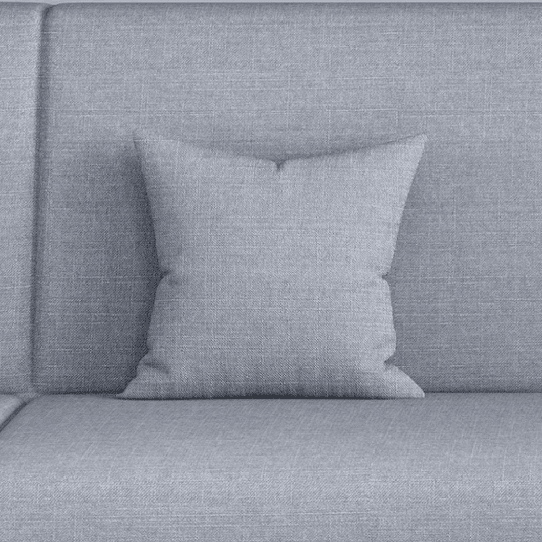 Contemporary Modern Grey/Azure/Emerald Green Sleeper, Solid Color, 3-Seater with 2 Pillows thumbnail 18