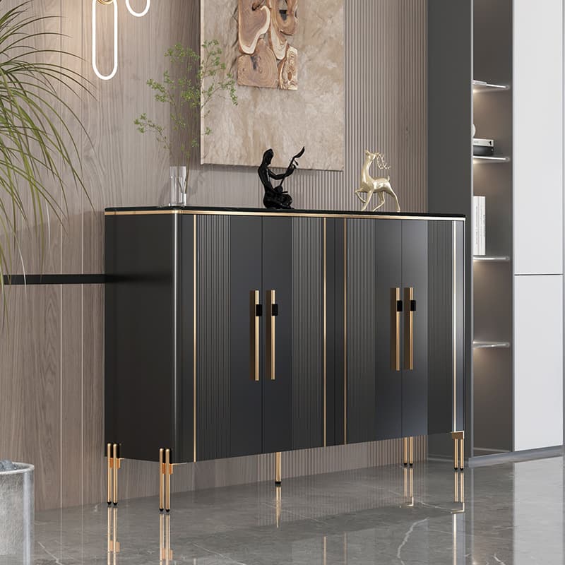 Luxurious Unattached Accent Cabinet with Moisture-proof Reclaimed Wood thumbnail 3