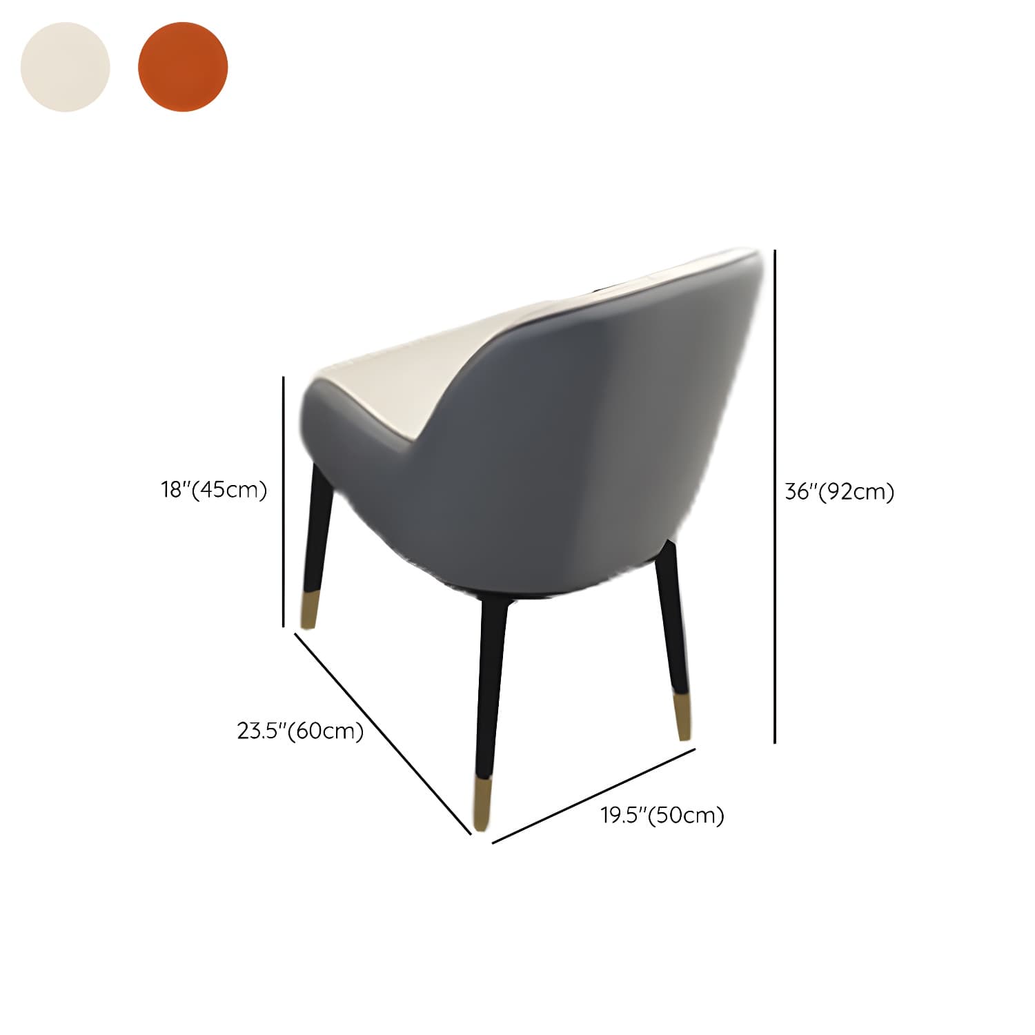 Kitchen 1/7/9/11 Pcs Dining Set with Round Dinette Table and Leather Chairs thumbnail 18