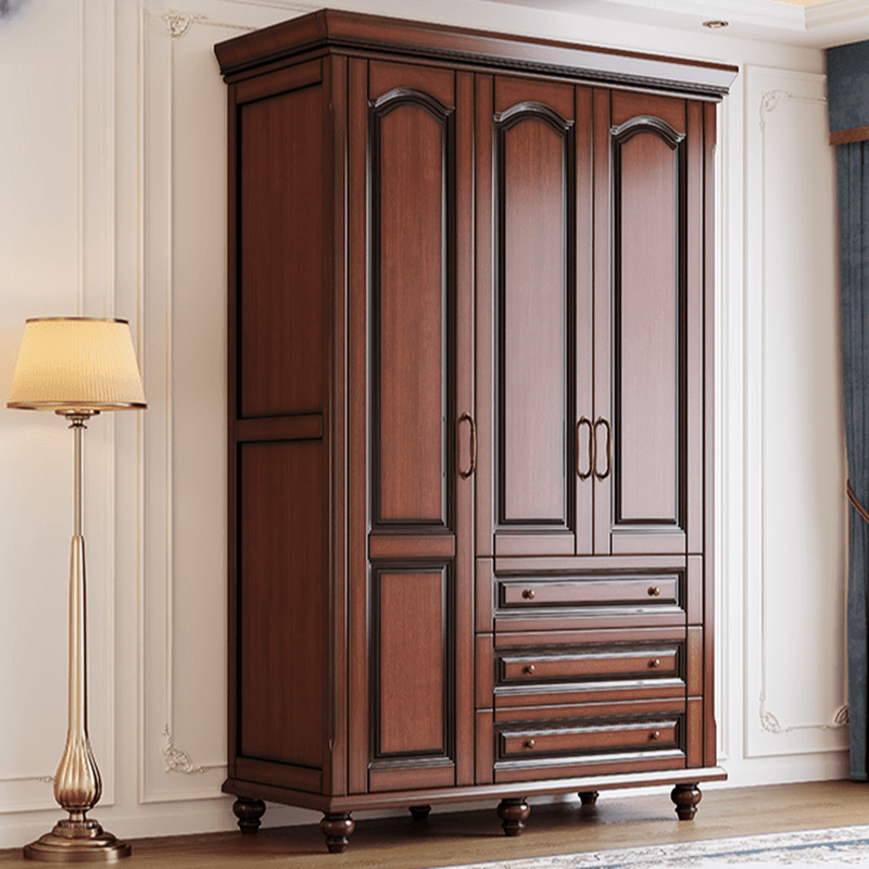 Standalone Wood Armoire Cabinet with Hinged Soft Close Door, Soft Close Drawer & Interior Shelves thumbnail 7