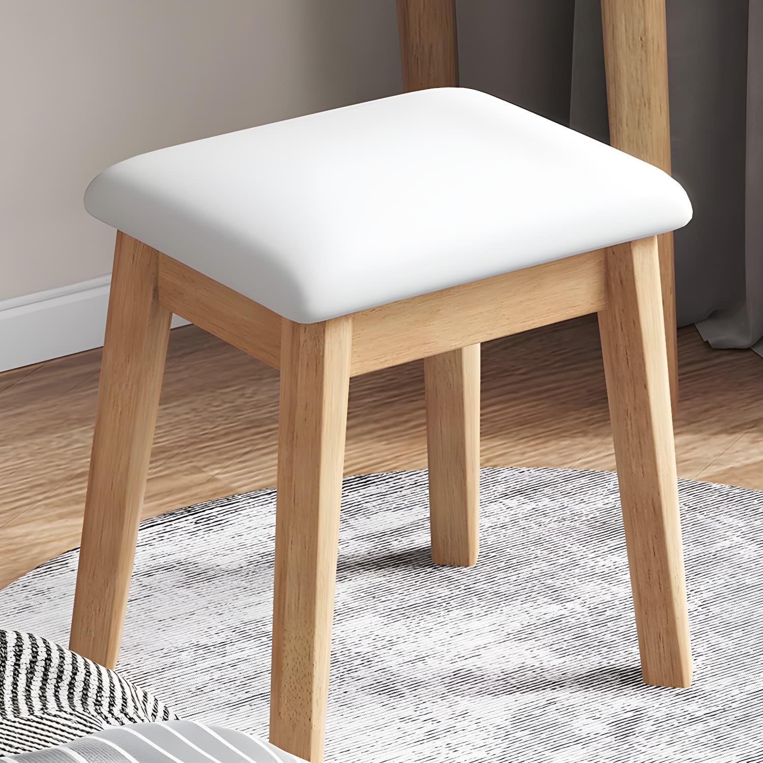 Light Wood/Bleached Wood/Gray Wood Sleeping Room 2 Drawers Lighting System with Tabletop Storage thumbnail 9