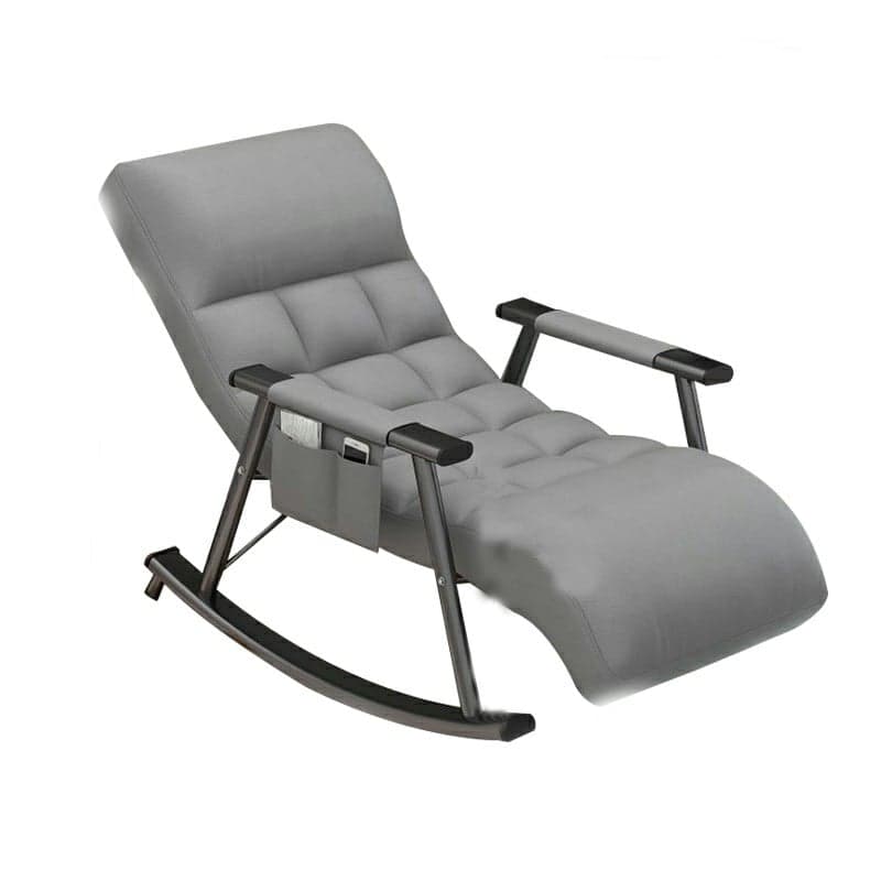 Stylish Tufted Upholstered Rocking Chair - Modern Design for a Comfy Home thumbnail 5