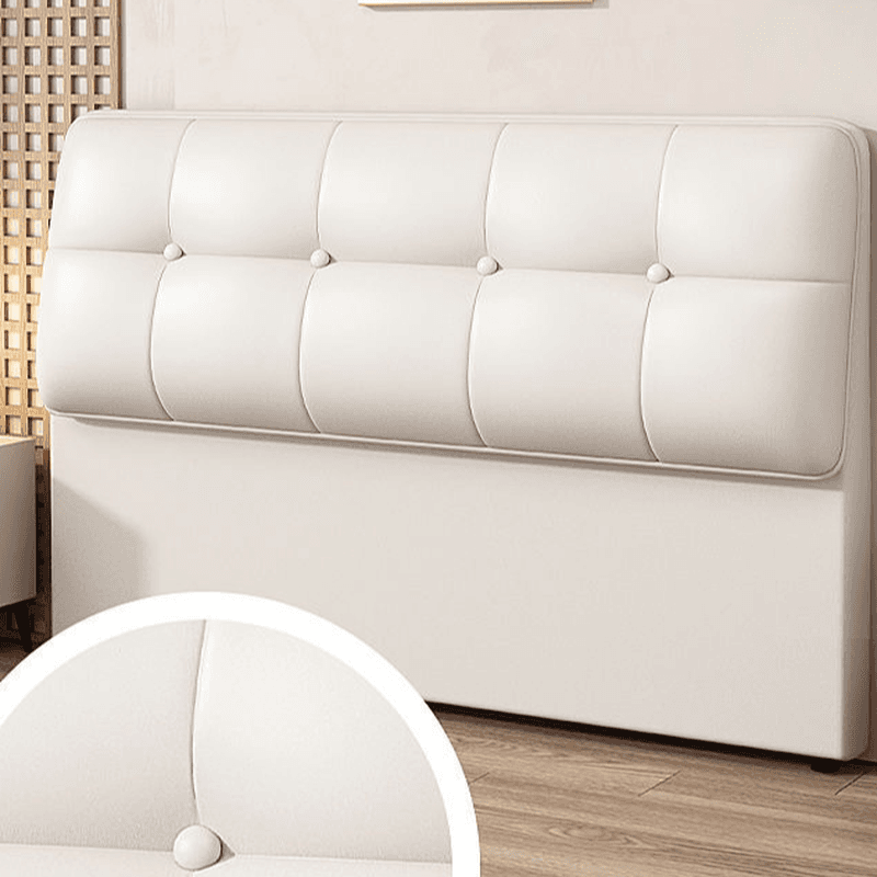 Art Deco Style Panel Headboard with No Distressing, Decorative-stitched Tufting, Rectangle Shape for King/Queen/Full Bed, Sponge Upholstery Fill, Standard Height thumbnail 9