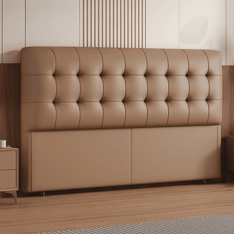 Trendy Panel Headboard with No Distressing, Piled Tufted Rectangle Design for King/Queen/Full Bed, Featuring Sponge Upholstery and Standard Height thumbnail 7