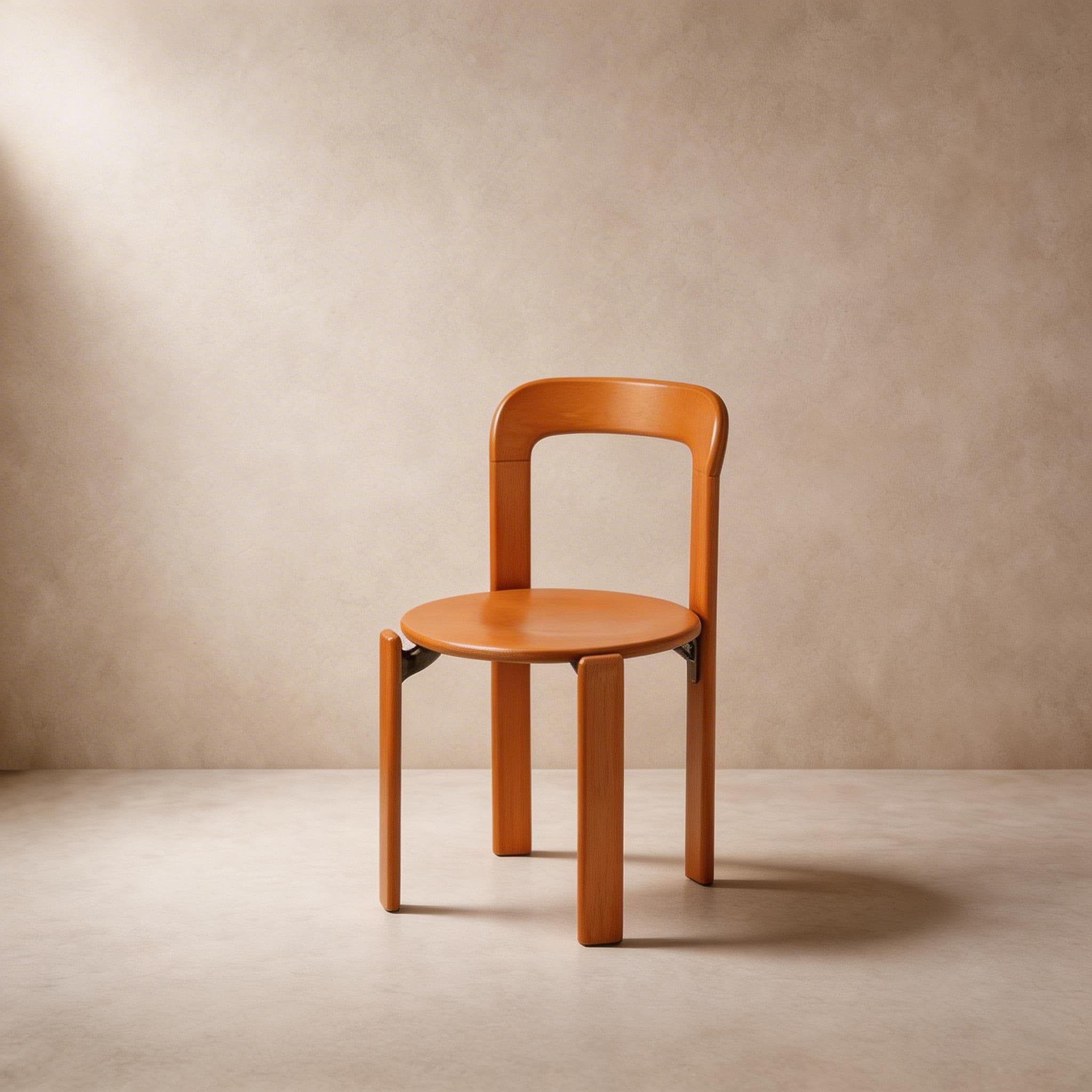 Scandinavian Natural Wood Armless Kitchen Chair 15.3inch Wide Non-Swivel 1 Piece thumbnail 36