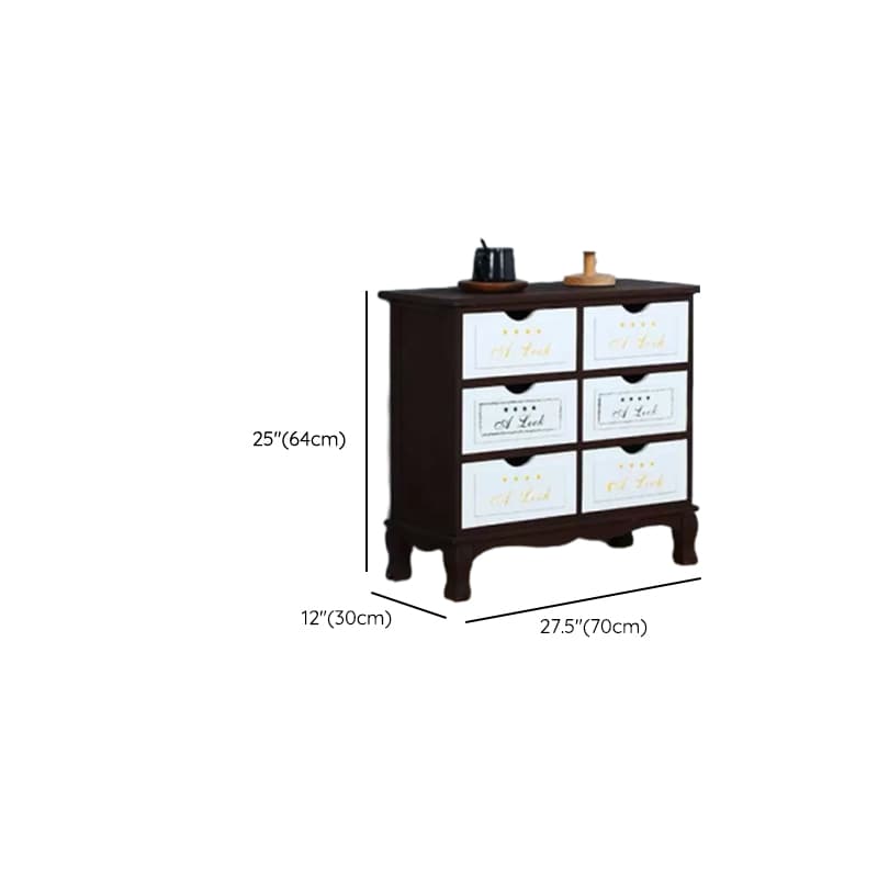 French Wood Vertical Console Dresser with 9 Drawers/7 Drawers/10 Drawers thumbnail 30