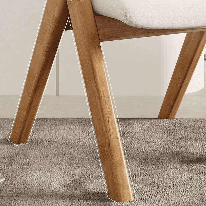 Casual Collapsible Side Chair with Midnight Black/Walnut/Wood Grain Rubberwood Legs and Upholstered Uncovered Back thumbnail 15