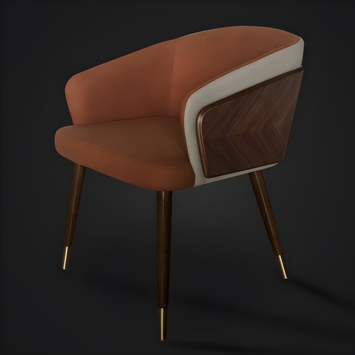 Contemporary Style Wooden Dining Chair Parsons Dining Arm Single Chair thumbnail 12