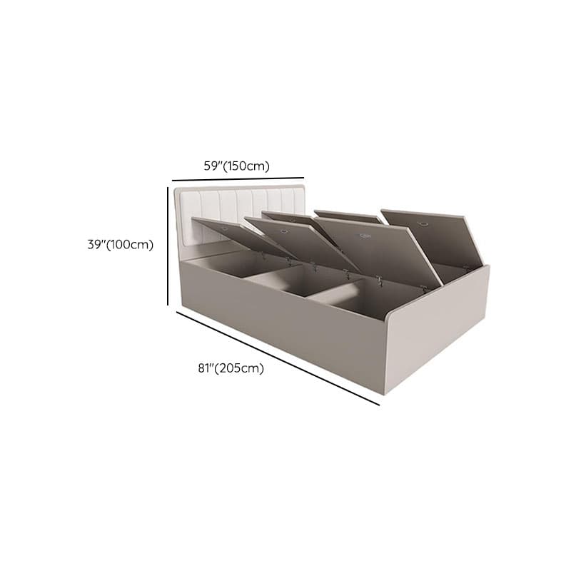 Cream Solid Color Storage Included for Bedroom thumbnail 15