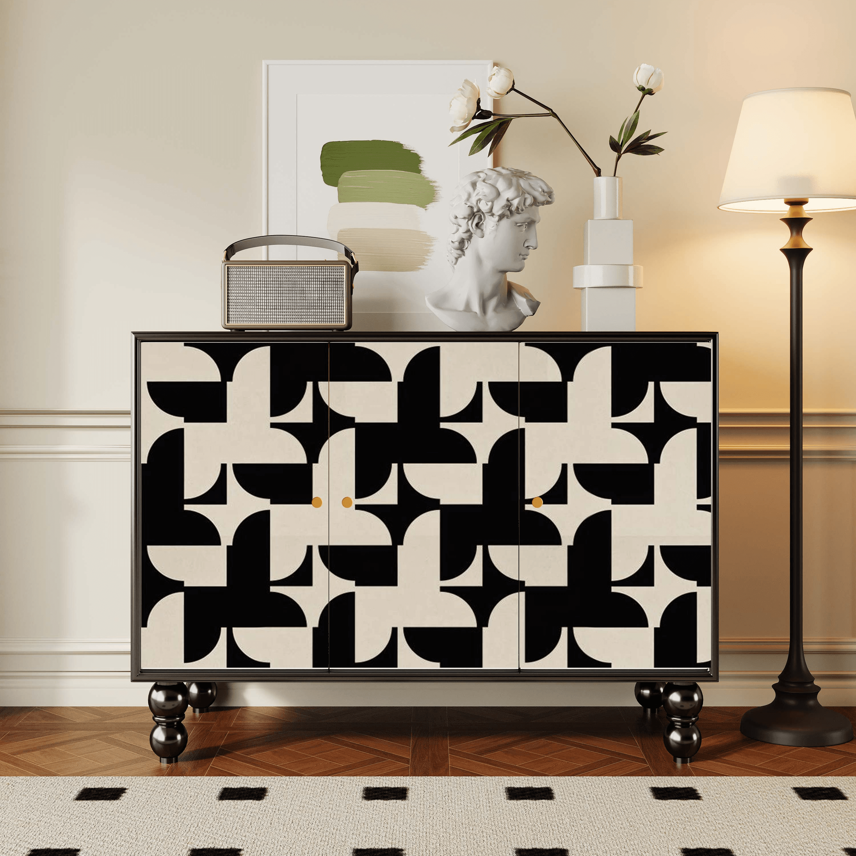 Parlor Detached Sideboard with Six Internal Shelves and Benchtop thumbnail 6