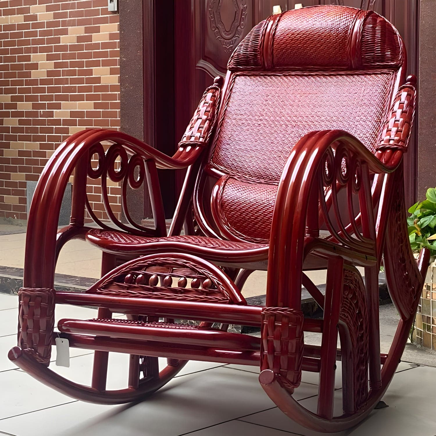 Traditional Recliner Chair Rattan/Wicker Recliner Chair for Living Room - image 2