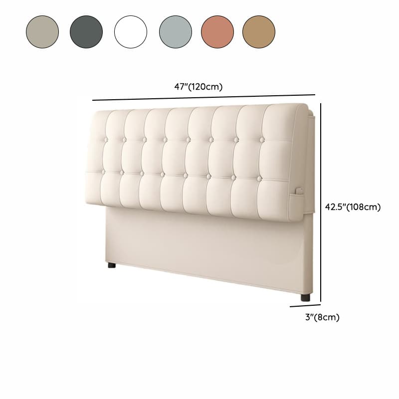 King(76"W x 80"L)/Queen(60"W x 80"L)/Full(54"W x 75"L) Button-tufted Rectangular Panel Headboard with Sponge, Wood Frame and With Legs, Standard（36-55“） H thumbnail 13