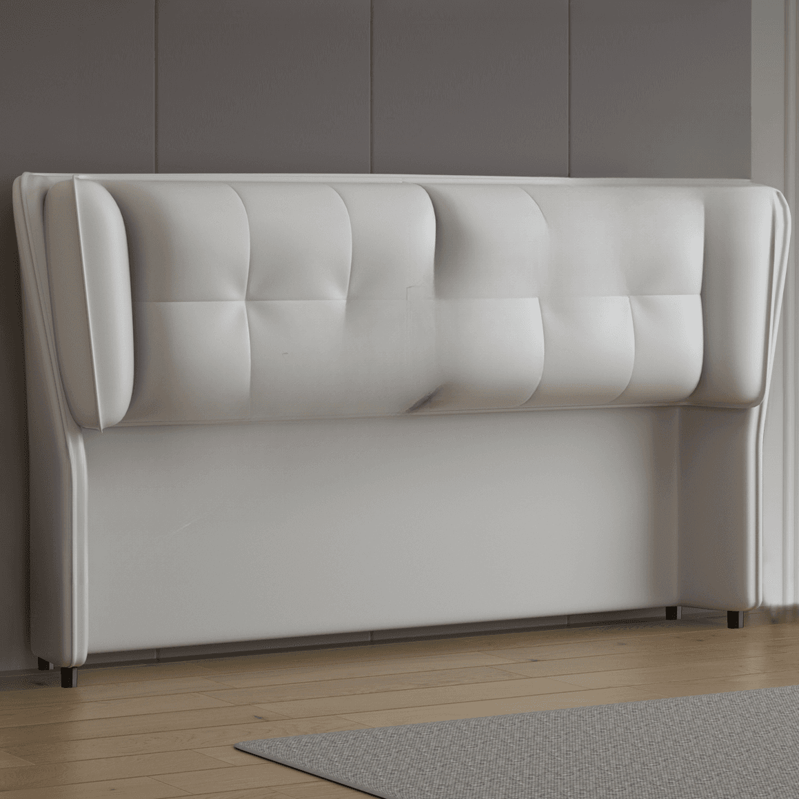 Casual Free-standing Standard Full(54"W x 75"L) Panel Wood/ Upholstery No Distressing With Legs and Button-tufted thumbnail 13