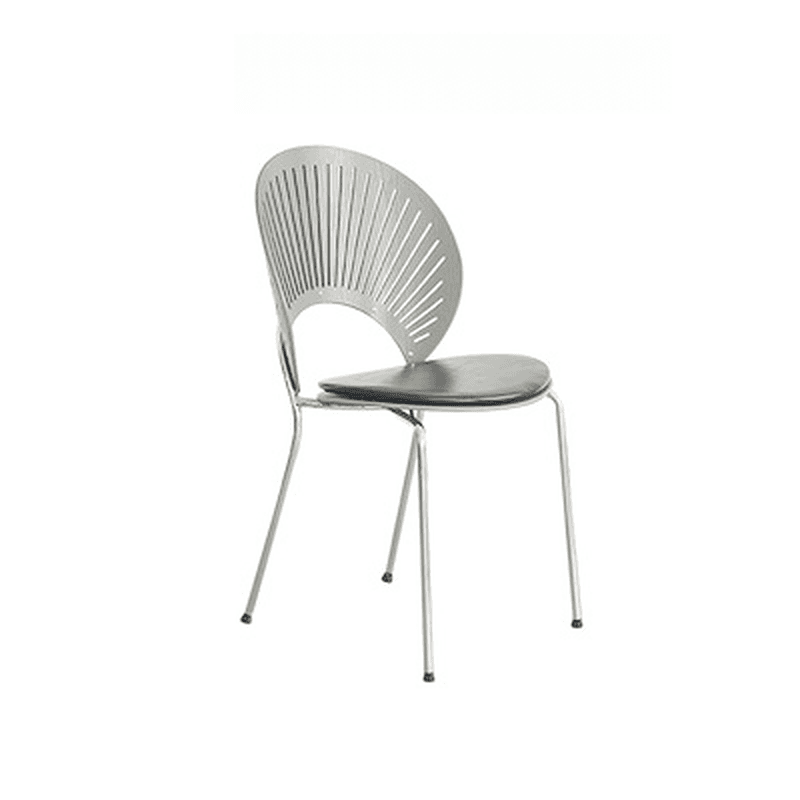 Dining Room Sturdy Side Chair with Outlined Frame and Foot Pads thumbnail 20