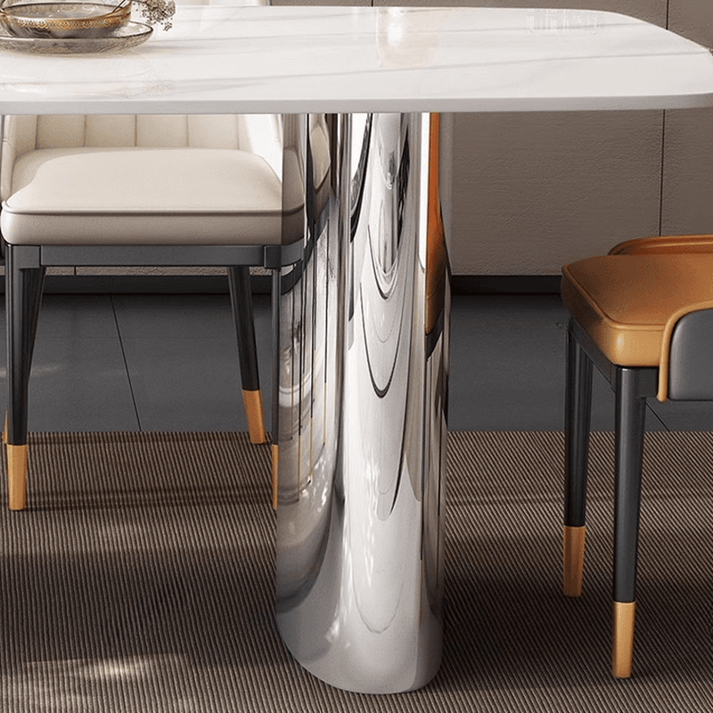 Modern Simple Style Dining Table Set with 7 Pieces Included thumbnail 5