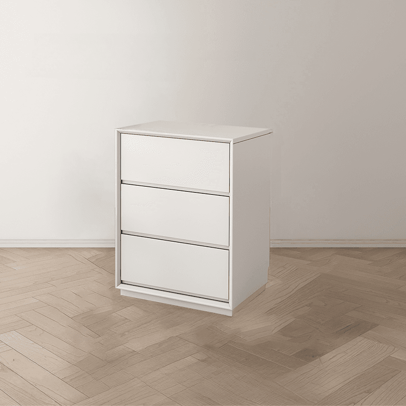 Modish Pine Wood Semainier with 5/4/3 Drawers in Vertical Orientation