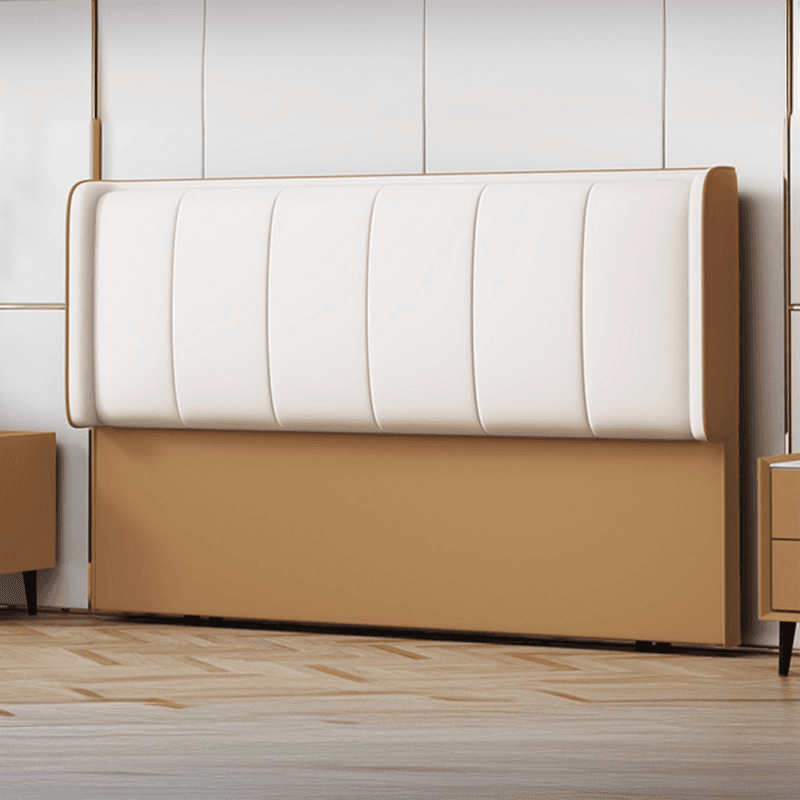 Modish Style Panel Headboard with No Distressing in Pine Wood, Rectangle Shape for Full/Queen Bed, Featuring Sponge Upholstery Fill and Standard Height thumbnail 5