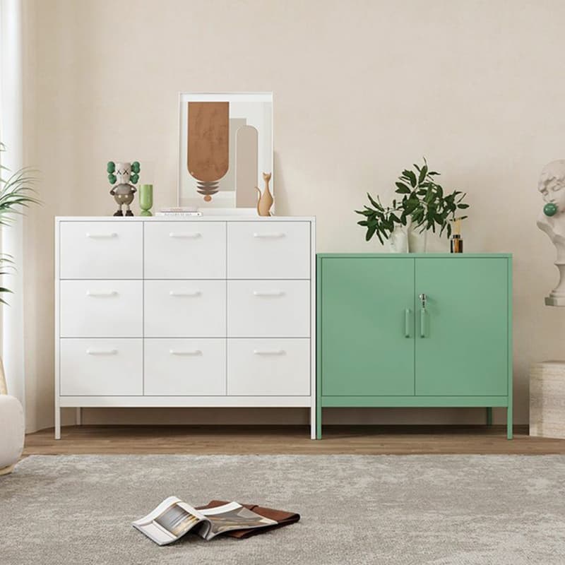 Free Standing Metal Waterproof Accent Chest with 6 Drawers/4 Drawers/9 Drawers Living Room thumbnail 6
