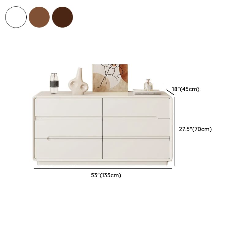 Simplistic Bleached Wood Lingerie Chest/Double Dresser/Bachelor Chest with 5/4/6 Drawers in Vertical/Horizontal Orientation thumbnail 22