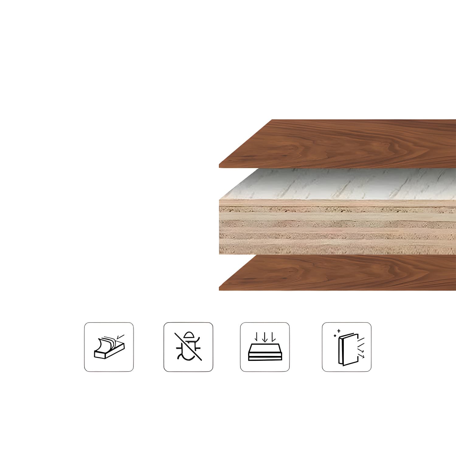 Wood Sideboard with 2 Doors and 3 Drawers, Overall Dimensions 40cmW x 80cmH thumbnail 12