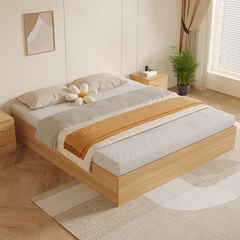 Modern Simple Style Bed Wood No Headboard for Living Room thumbnail 7