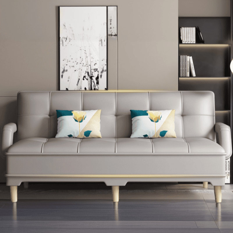 Tear Resistant Standard Sofa in Gray/Light Blue/Amber Color with Arm thumbnail 9