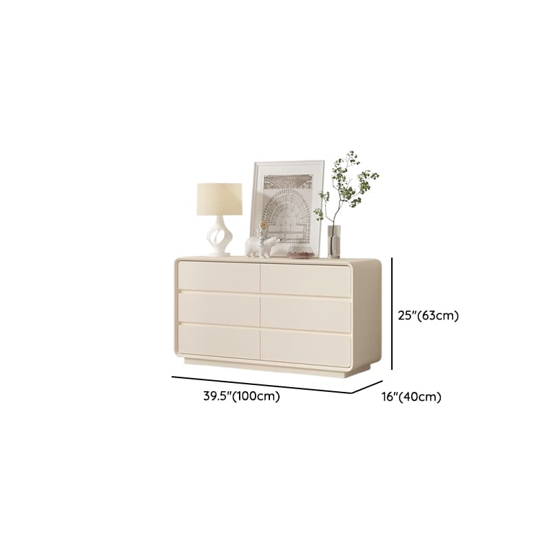 Chalk Casual Particle Board Wood Bachelor Chest/Console Dresser/Semainier with 5 Drawers/3 Drawers/4 Drawers Vertical/Horizontal thumbnail 14