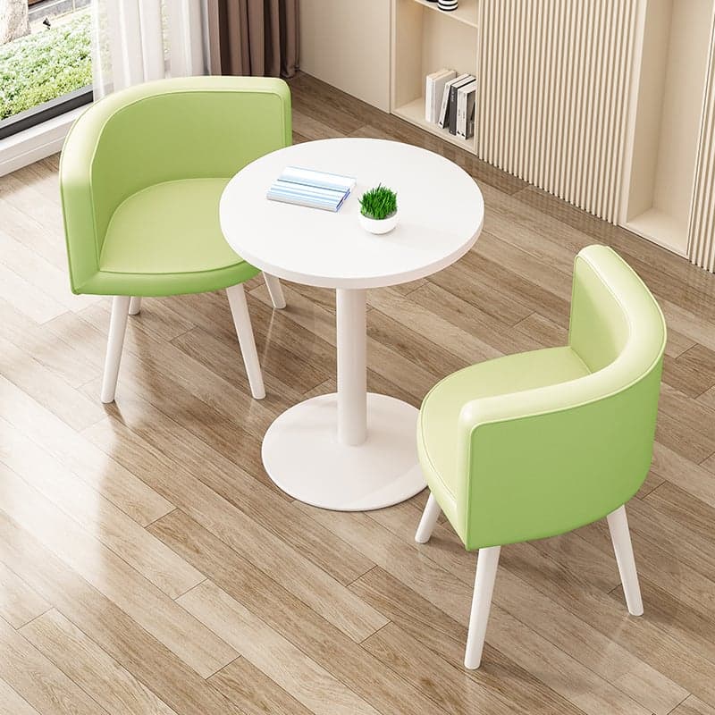 Modern Simple Style Recycled Wood Dining Table Set for 2 thumbnail 8