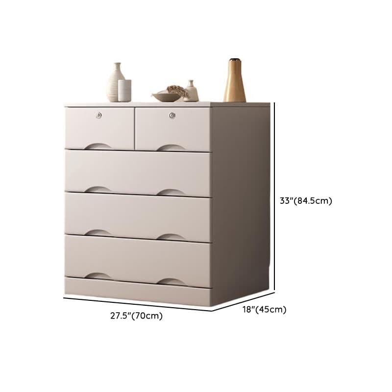 Light Gray Simple Cube Console Dresser for Parlor thumbnail 18