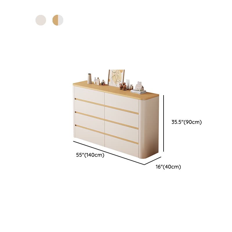 Casual Composite Wood Console Dresser/Bachelor Chest with 8/6/4 Drawers in Horizontal/Vertical Orientation thumbnail 20