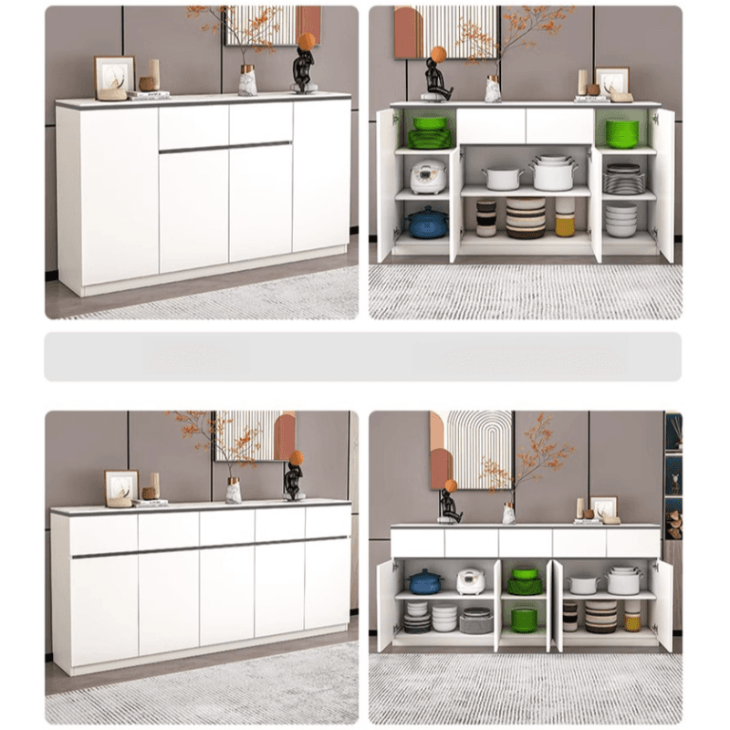 Four Internal Shelves/Two Internal Shelves & 4 Doors/5 Doors & 2 Drawers/5 Drawers Standard Sintered Stone Sideboard with Compartment thumbnail 7