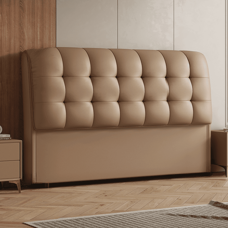 Simplistic Style Panel Headboard with No Distressing, Piled Tufted Rectangular Design for Queen/Full/Twin XL Bed, Featuring Sponge Upholstery and Standard Height thumbnail 7