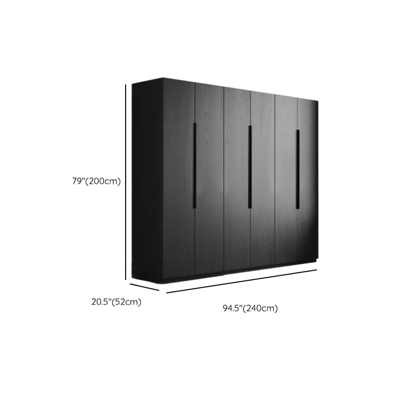 Ink Trendy Timber Wardrobe Armoire with Soft Close Drawer and Door, Interior Shelves, Clothing Rod thumbnail 19