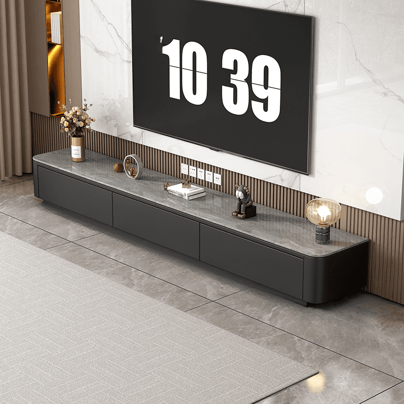 Modern Stone TV Stand with 4 Drawers/3 Drawers/6-Drawer and Cable Management thumbnail 1