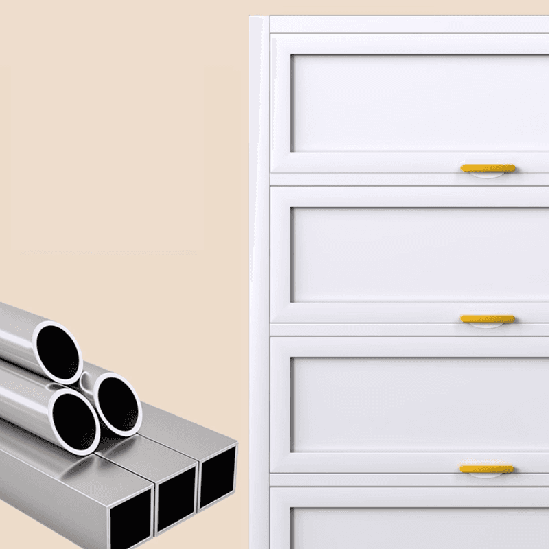 Casual Iron Desk Combo Dresser with Multiple Cabinets and Interior Shelves Options thumbnail 11